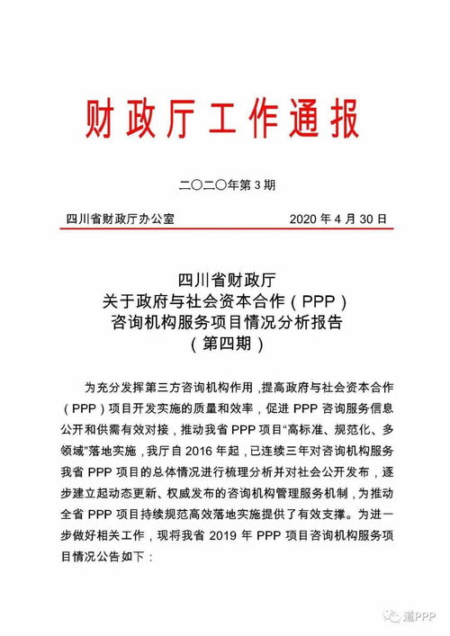 四川省政府与社会资本合作（PPP）咨询机构服务项目分析报告——聚焦项目策划与公关服务